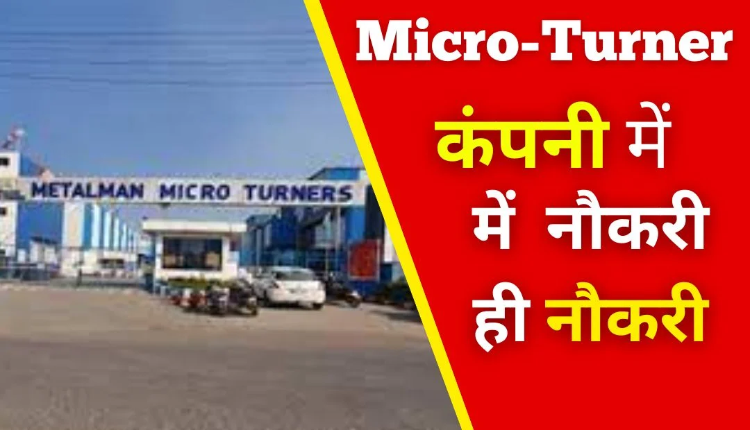 Micro Turner Company Job Vacancy 2024