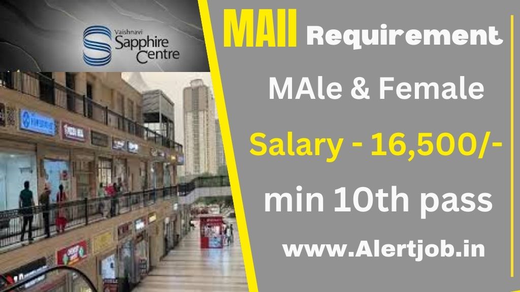 Job Requirement In Sapphire Mall 2024 : Apply Now