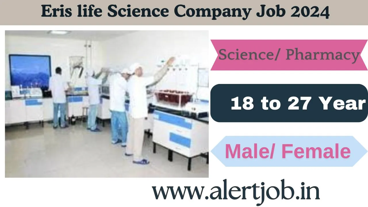 Eris life Science Company Job Vacancy 2024