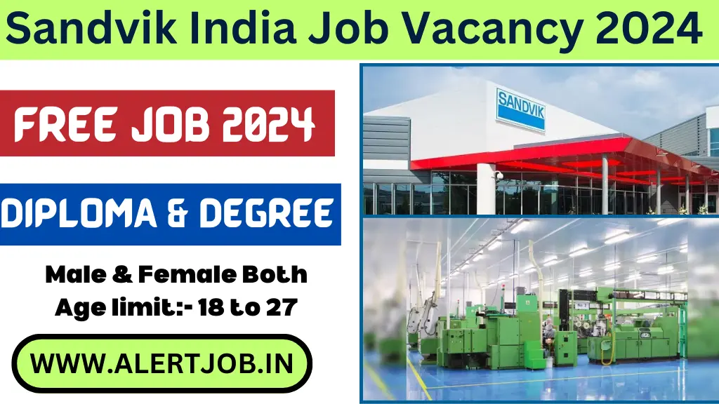 Sandvik India Job Vacancy 2024