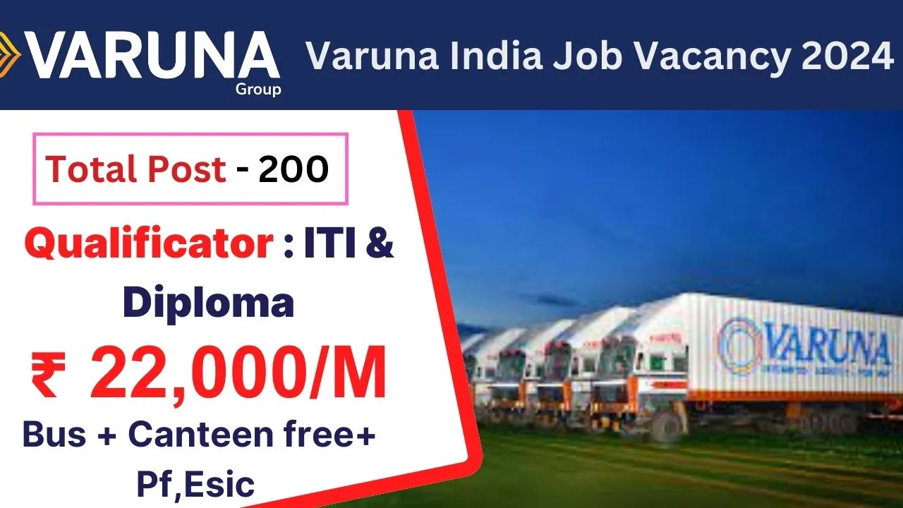 Varuna India Job Vacancy 2024