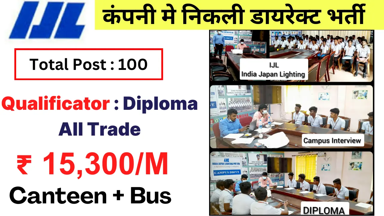 India Japan Lighting Job Recruitment 2024