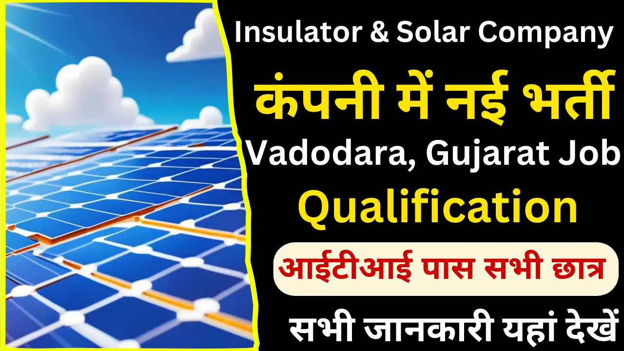 Insulator & Solar Company Job Vacancy 2024